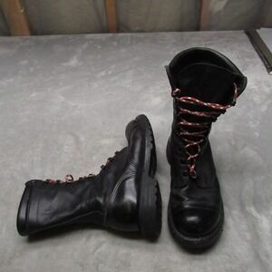 Corcoran 10" Field Boots Mens 7D Black Leather 1525 Cap Combat MIlitary VTG UAS